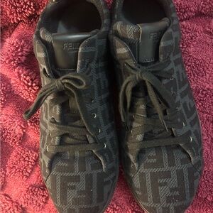 Fendi Men's Monogram Black Sneakers